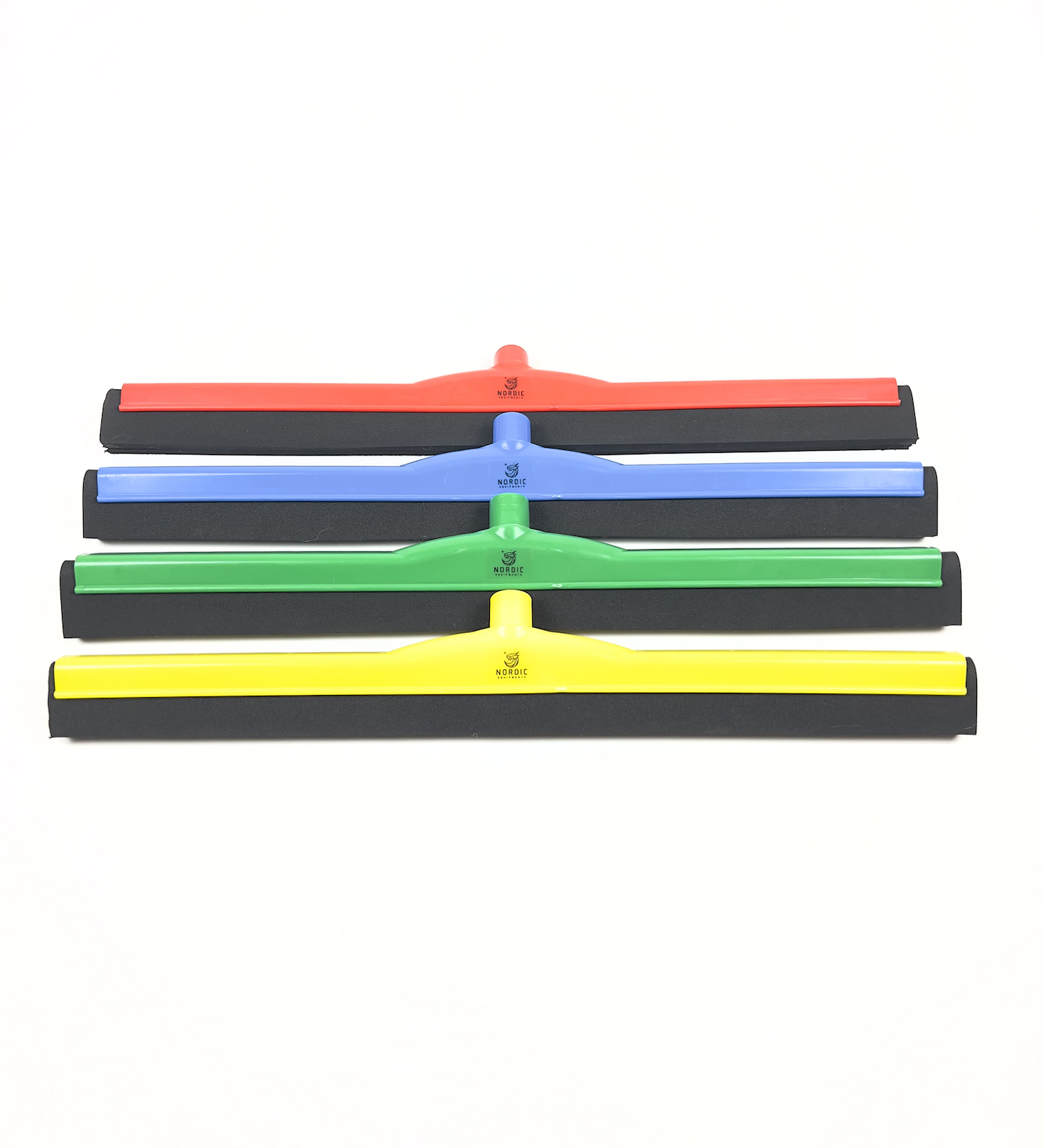 Rubber Floor Squeegee Heads with Retractable Handle Nordic Equipments